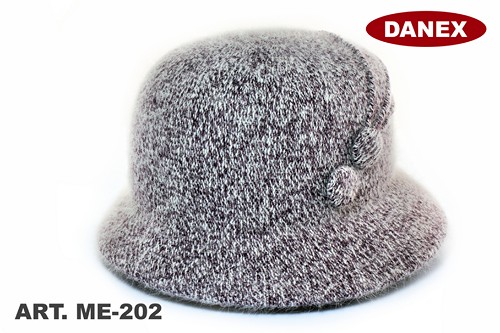 kapelusz z wełny melanżowej logo-077-me-202